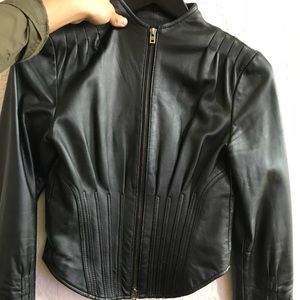 BEBE-100% Genuine Leather Jacket